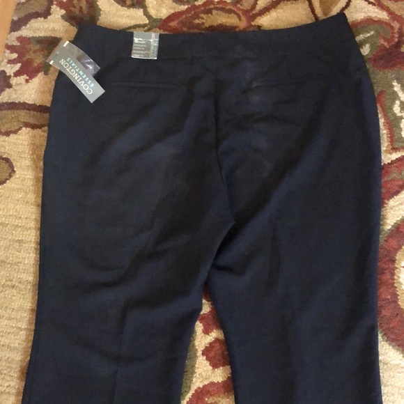 COVINGTON Essentials Size 18S Straight Leg Blue Pant Trouser Career $68 NWT - Picture 5 of 11